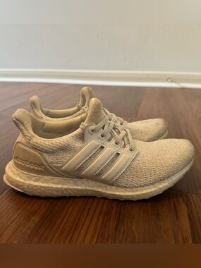 adidas Ultraboost Athletic Shoes - white/beige